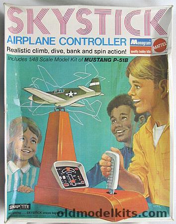 Monogram 1/48 Skystick Airplane Controller, 5901 plastic model kit
